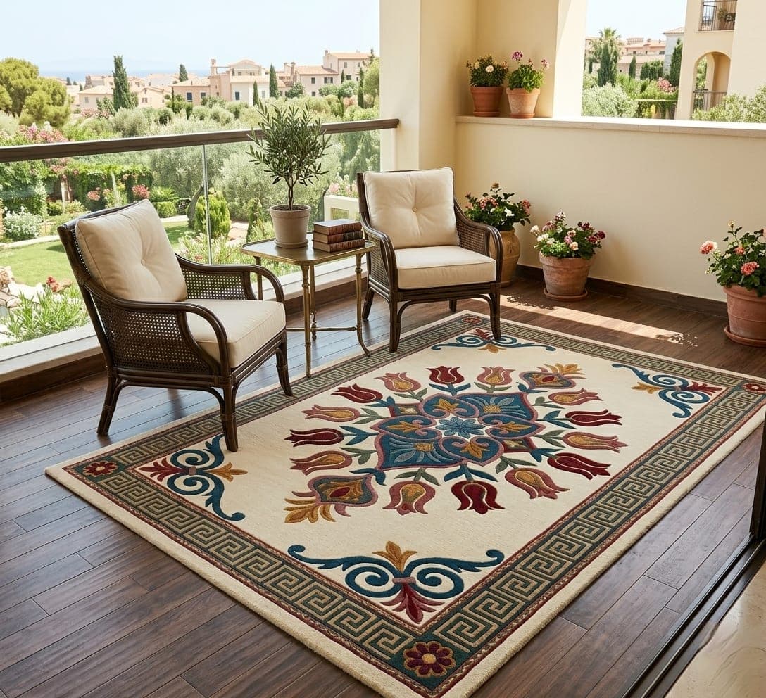 Hand tufted carpet