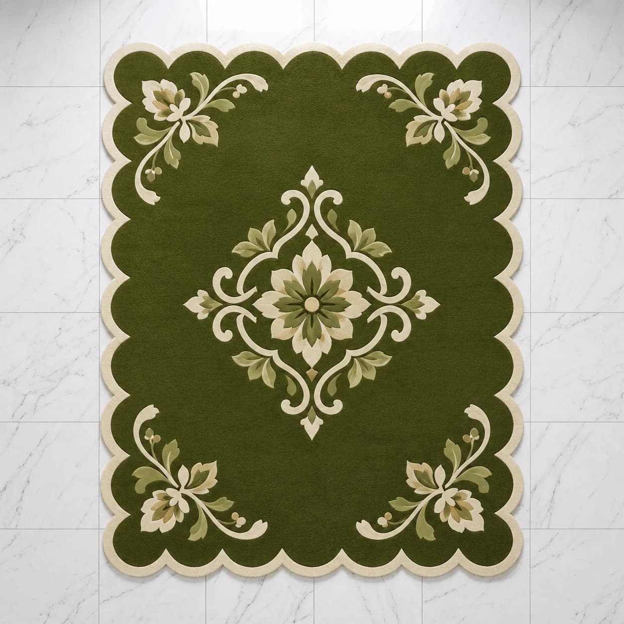 Hand tufted carpet